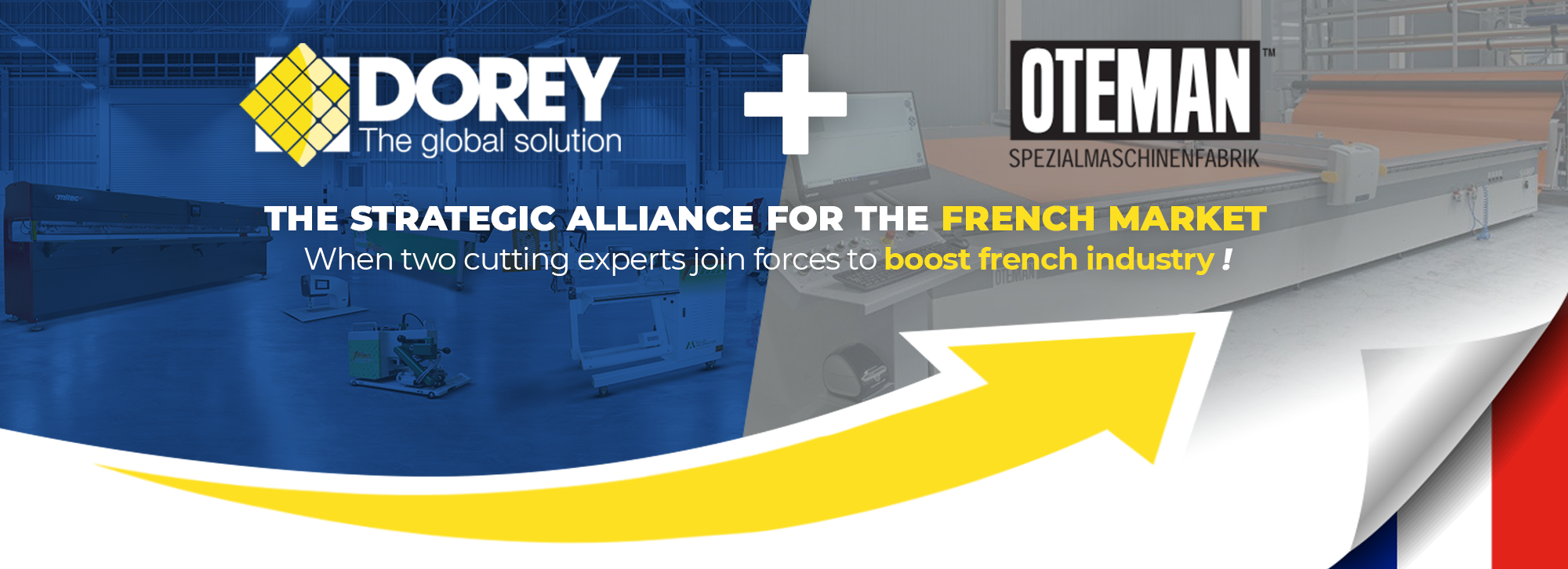 NEW PARTNERSHIP IN FRANCE WITH OTEMAN FOR CUTTING TABLES